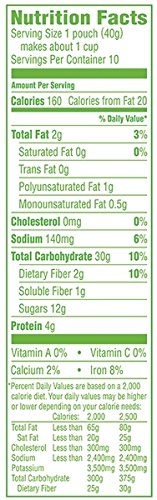 Organic Instant Oatmeal Maple & Brown Sugar 10 Count Pack of 2 M262371