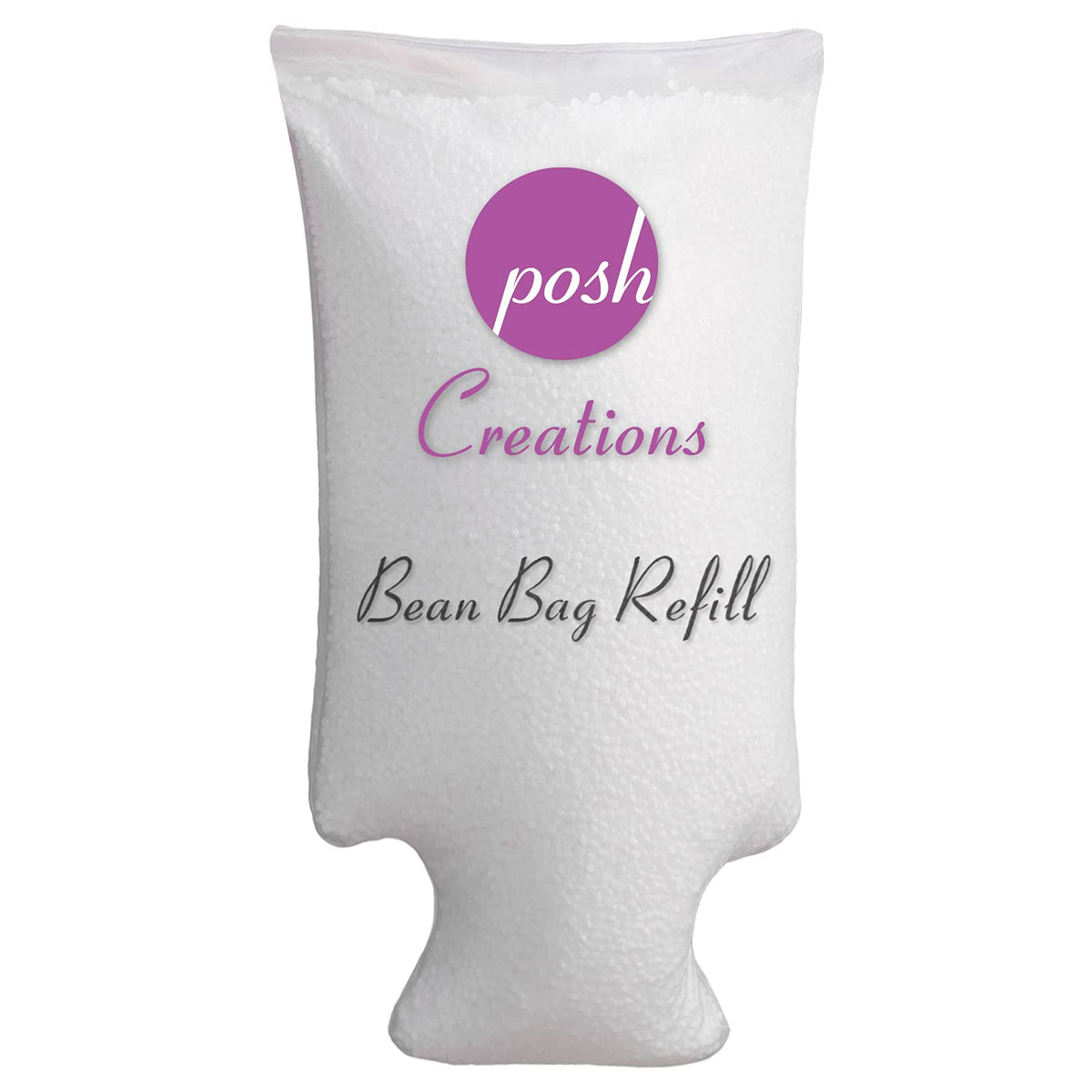 Bean Bag Refill Single Pack White with EZ-Pour Zipper Spout U21013