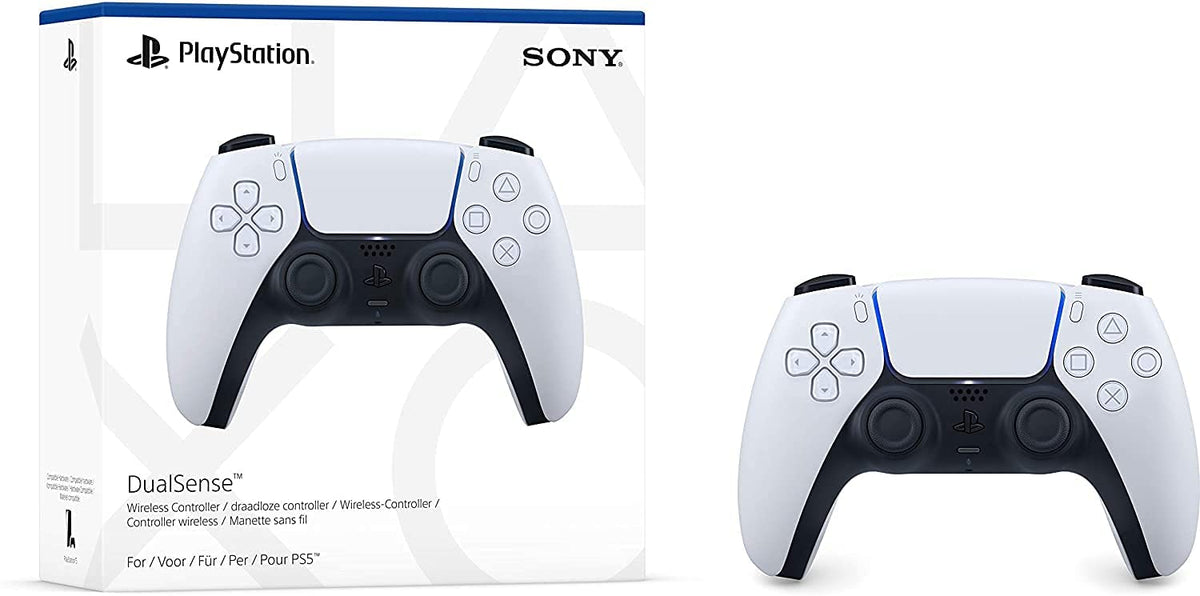 PS5 Disc Edition Gaming Console System Bundle with Extra Dualsense Controller and Media Remote P967267