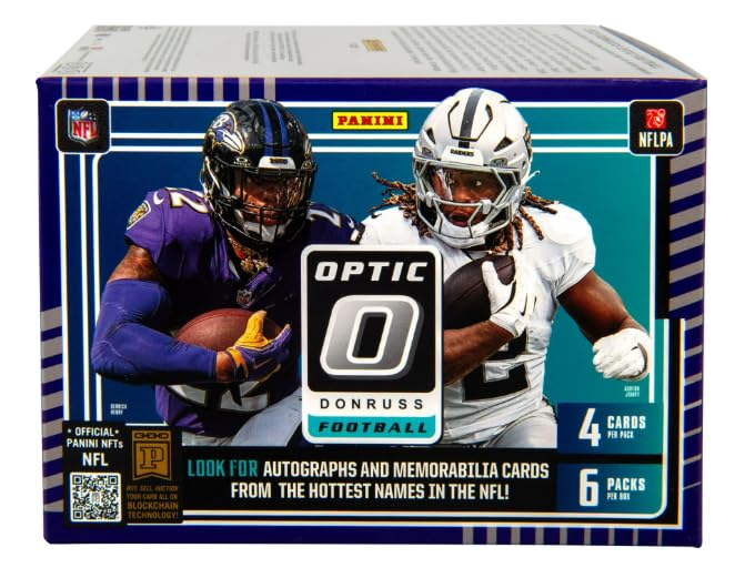2025 Optic Football Blaster Box Purple Shock 24 Cards O532