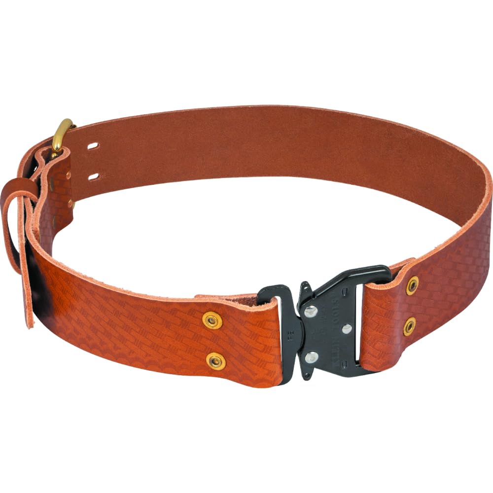 Leather Tool Belt with Quick-Release Buckle F8387