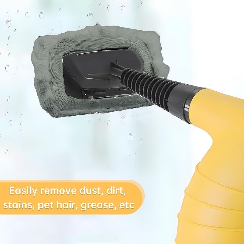 Universal Reusable Steam Cleaner Microfiber Cloth Grey 8 PCS F54151