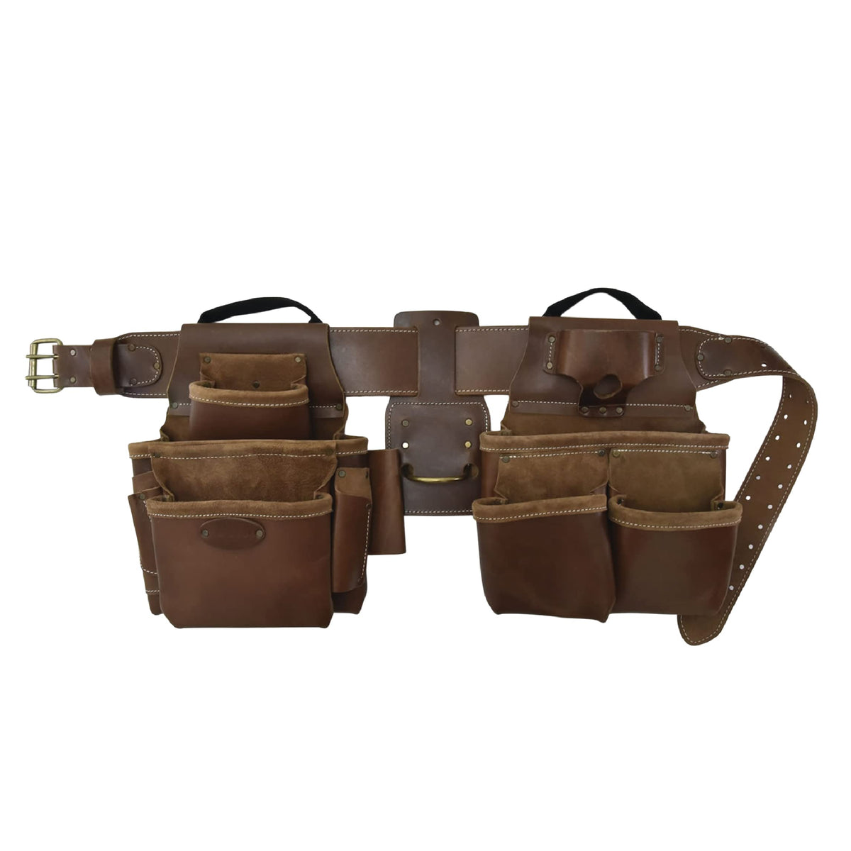 Leather 4 Piece Tool Belt Set with 17 Pockets K986411