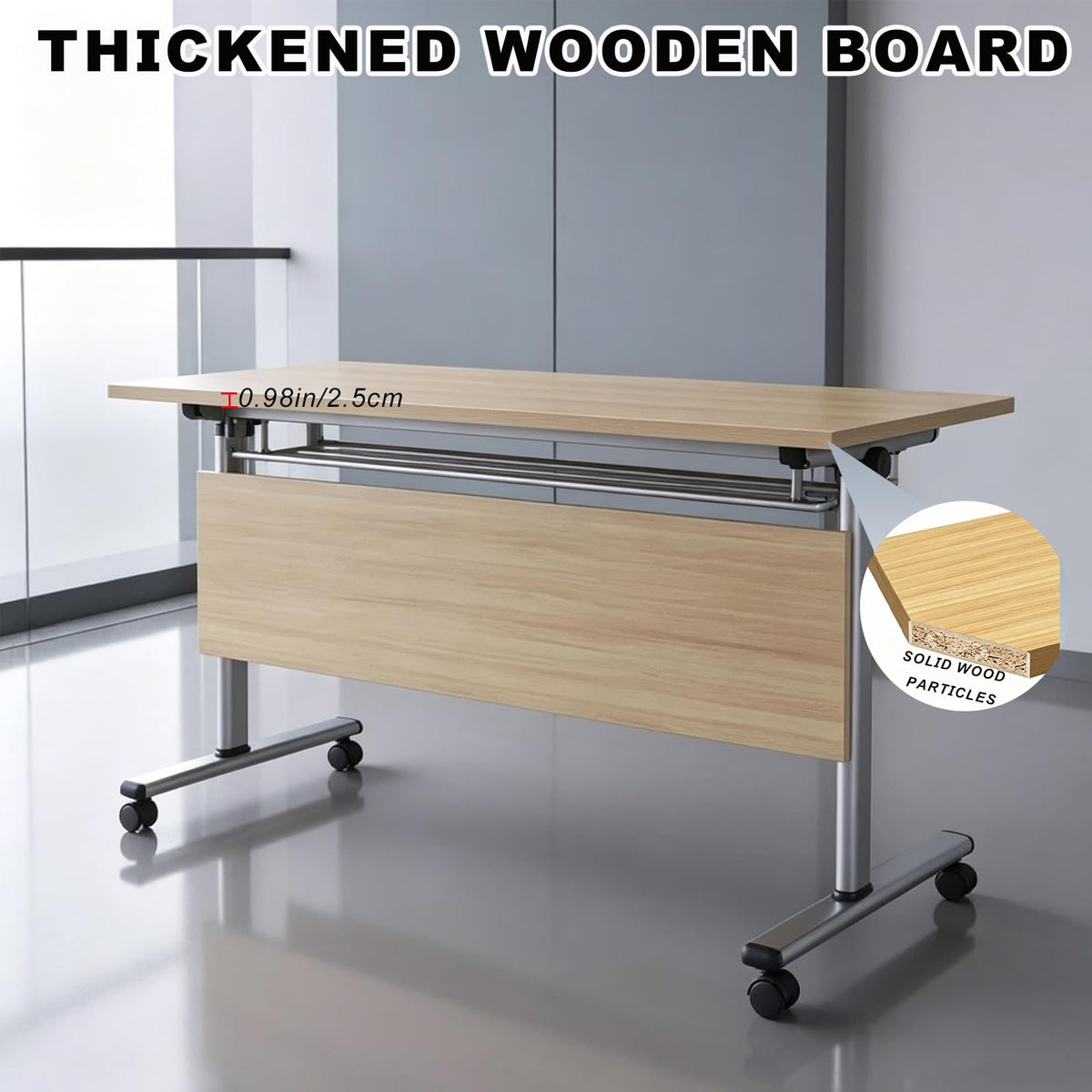 Folding Conference Table with Lock Casters I688