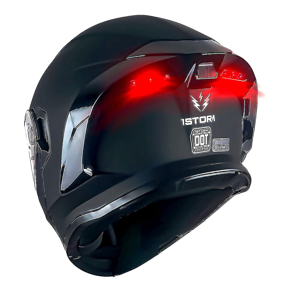 Matt Black Modular Full Face Motorcycle Helmet A5122