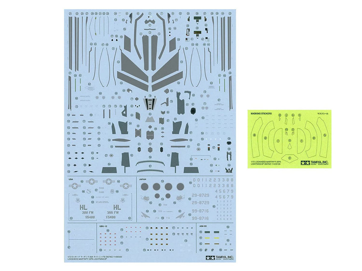 1:72 F-35A Lightning II Plastic Model Kit V2569
