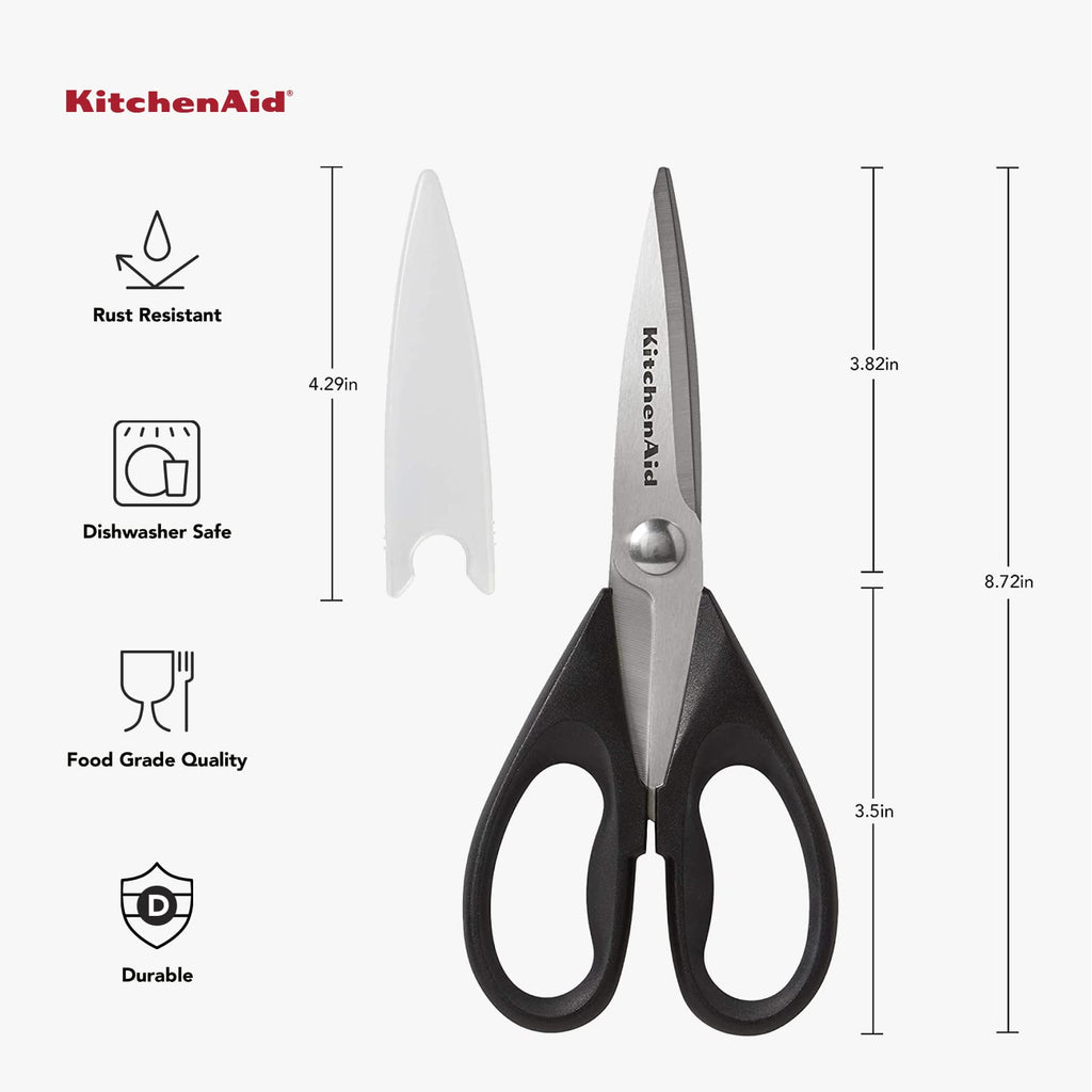 Black Stainless Steel Kitchen Shears C8682