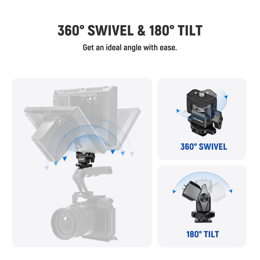 Camera Monitor Mount with Cold Shoe L4249