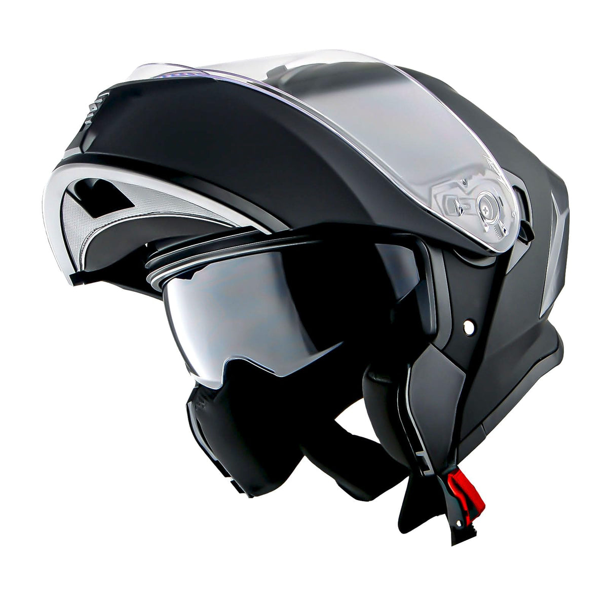 Matt Black Modular Full Face Motorcycle Helmet A5122