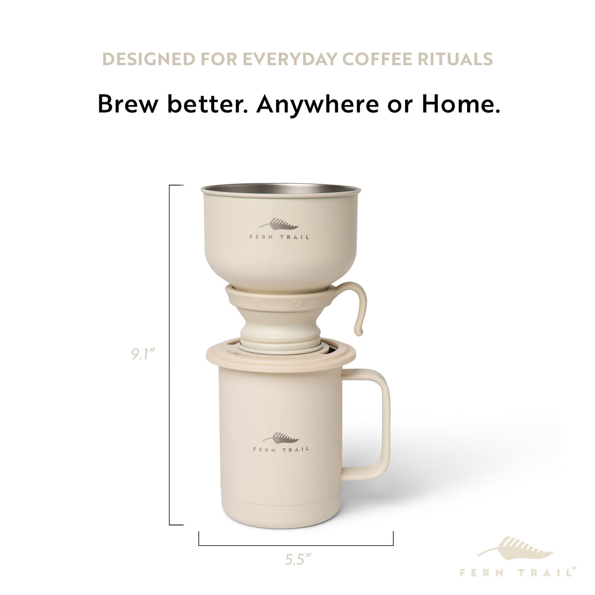 12 oz Insulated Mug with Lid and Reusable Coffee Filter S698