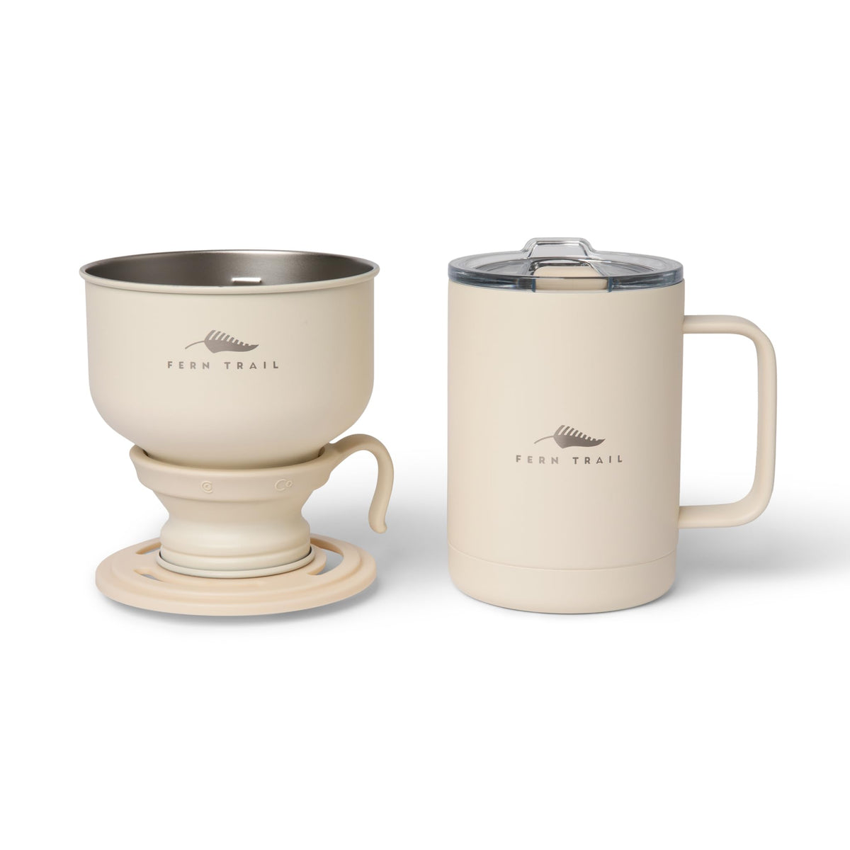 12 oz Insulated Mug with Lid and Reusable Coffee Filter S698