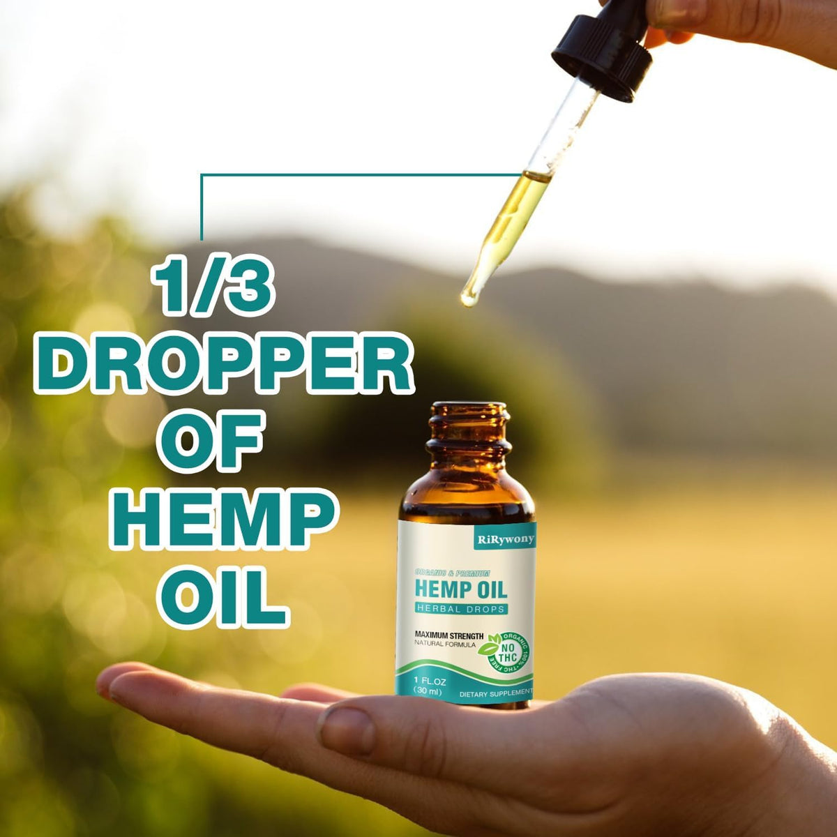 Organic Hemp Oil Drops 3-Pack Y4008
