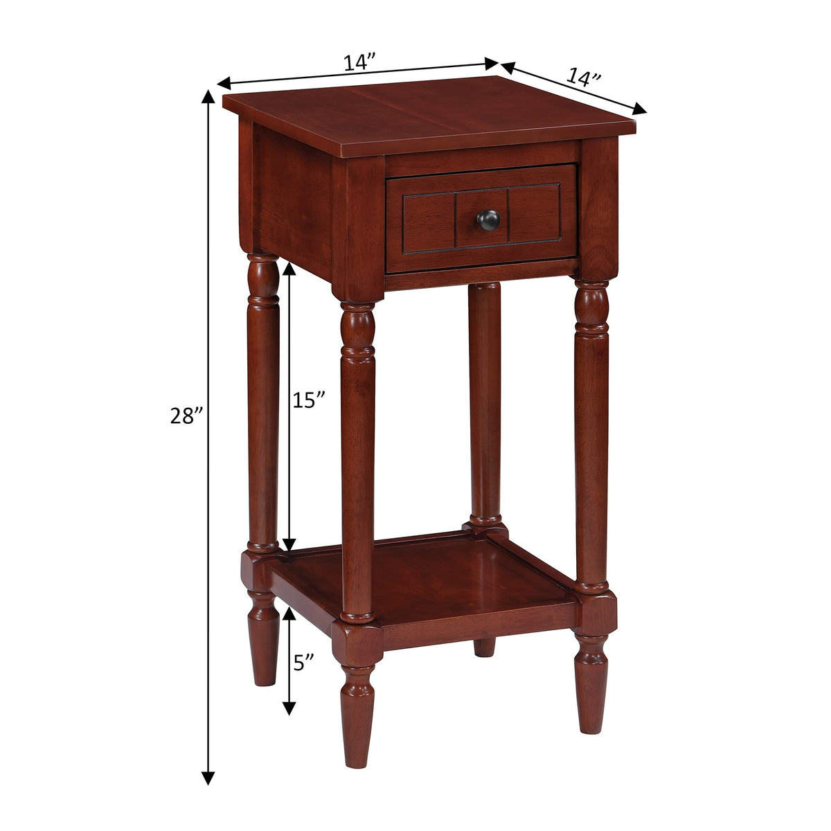 1 Drawer Accent End Table with Storage Drawer and Shelf H46857