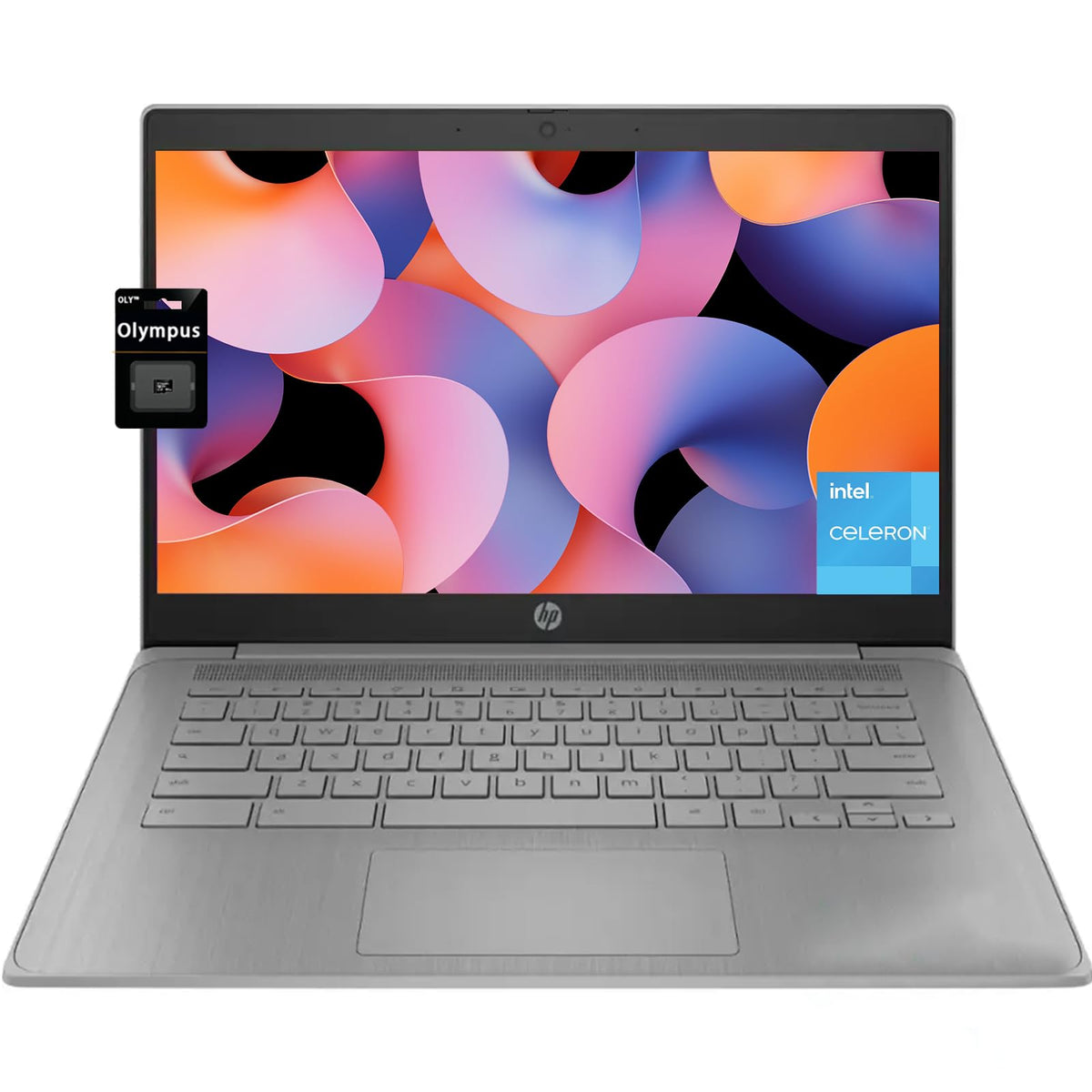 14 Laptop, Intel Celeron N4500, 4GB RAM, 192GB Storage, 14'' HD Display, Chrome OS, Grey O44811