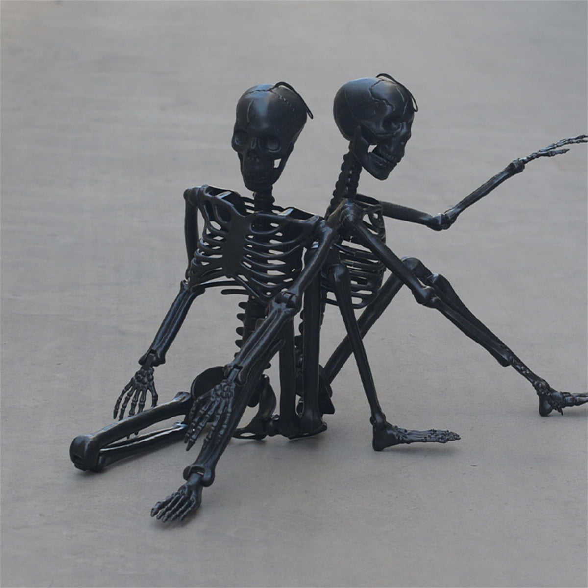 Halloween Human Skeleton Decorations, 35.4" Posable Full Body Skeleton K858661