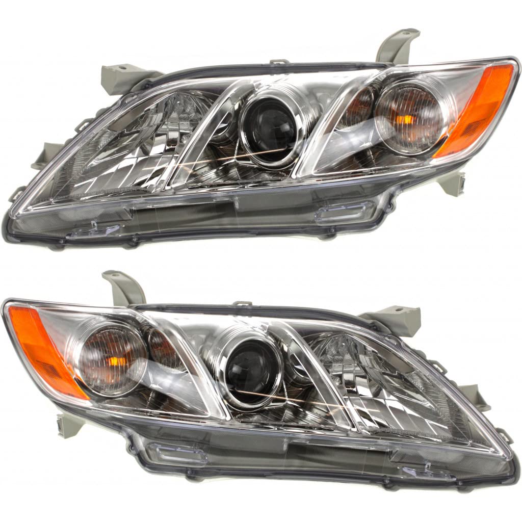 Toyota Camry Headlight 2007 2008 2009 Driver and Passenger Side Pair M762777