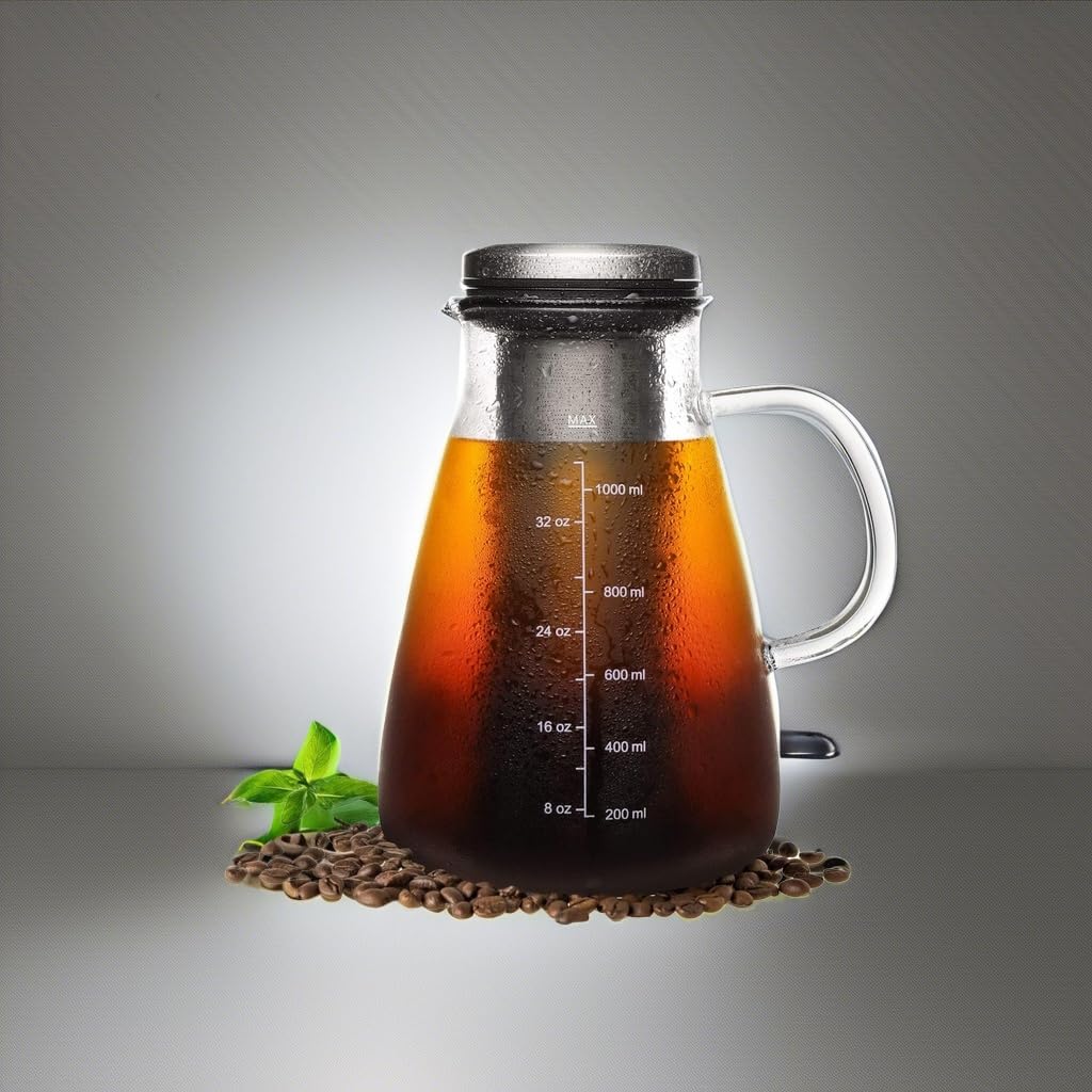 34oz Cold Brew Iced Coffee Maker with Stainless Steel Filter G90582