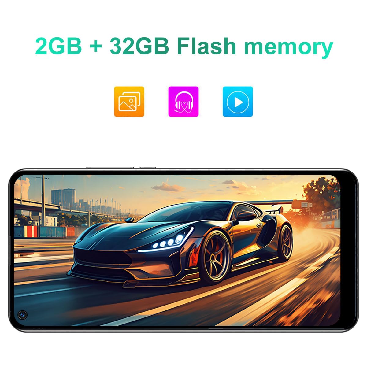 2G+32G Unlocked Android Smartphone with 6.35" HD Display V526150