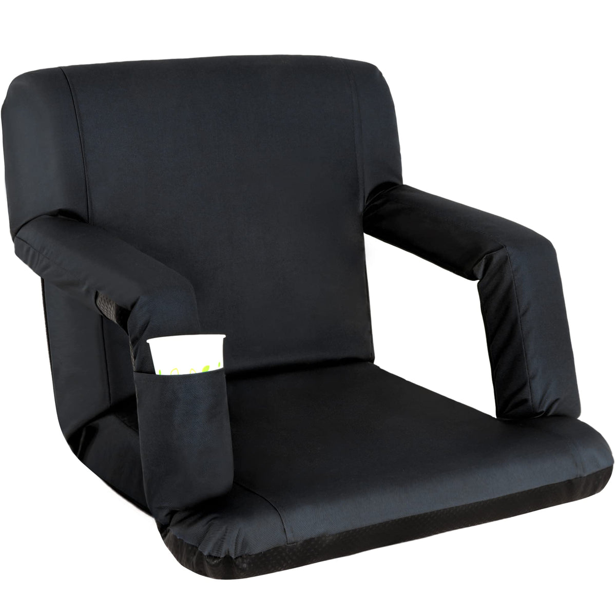 20.5"/25" Wide Padded Stadium Seat with Back Support P7831