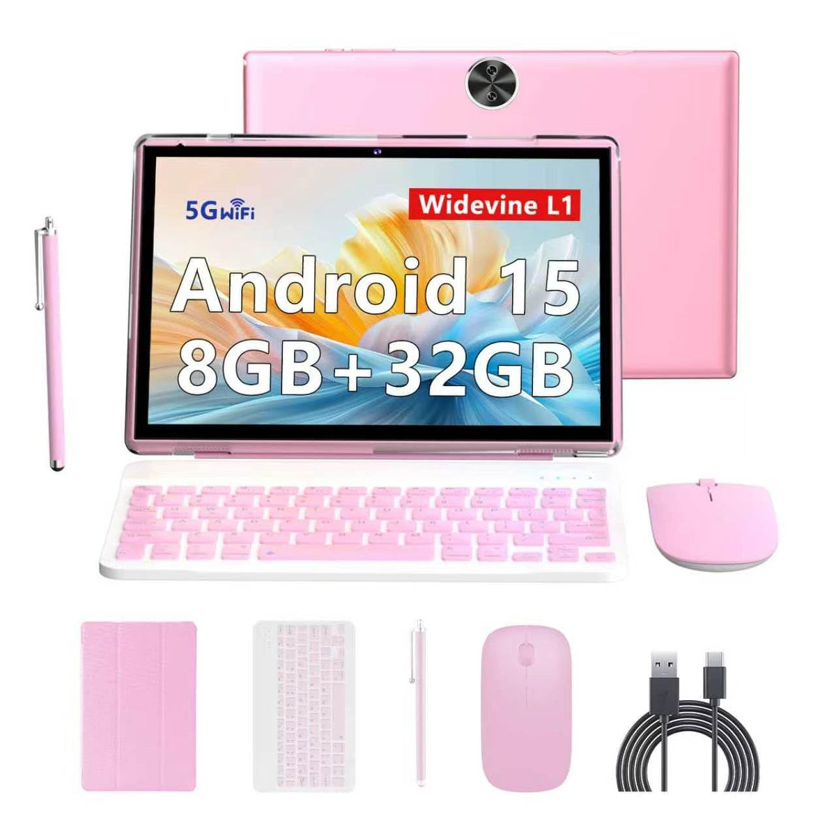 10 inch 2 in 1 Tablet with Keyboard D59537