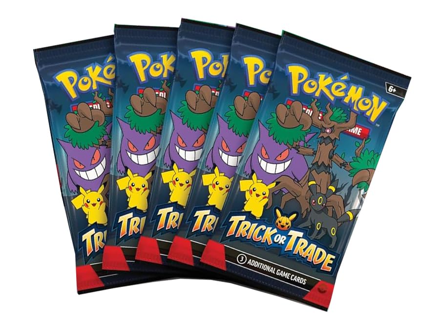 Pokemon Trick or Trade 3 Card Booster Pack Cosmos Foil W580