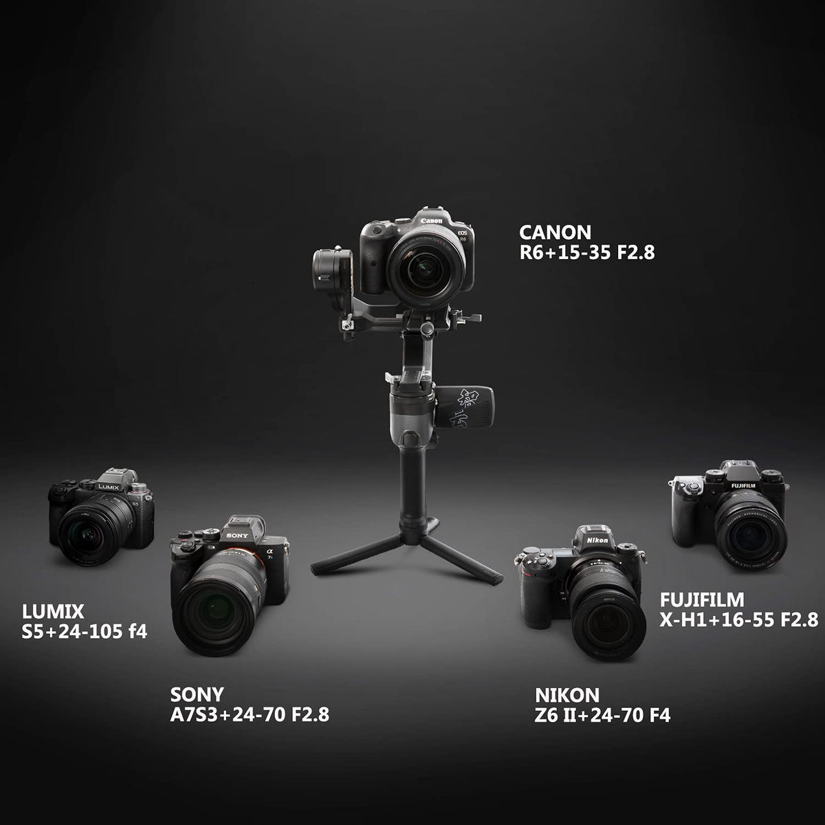 3-Axis Gimbal Stabilizer for DSLR and Mirrorless Camera O96886