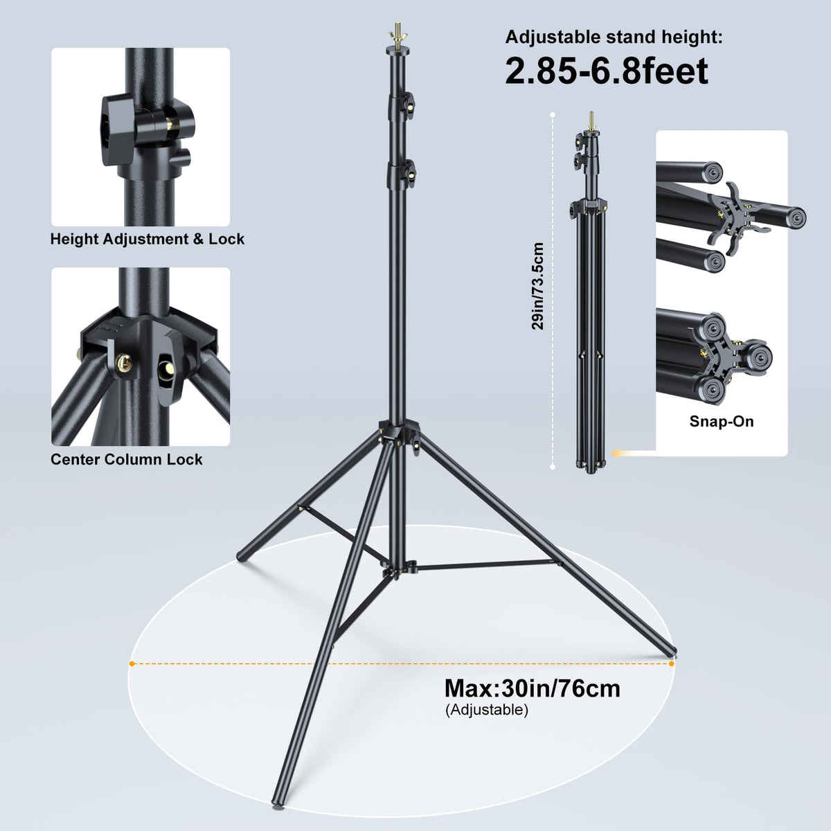 Backdrop Stand Kit 10x7ft E3743