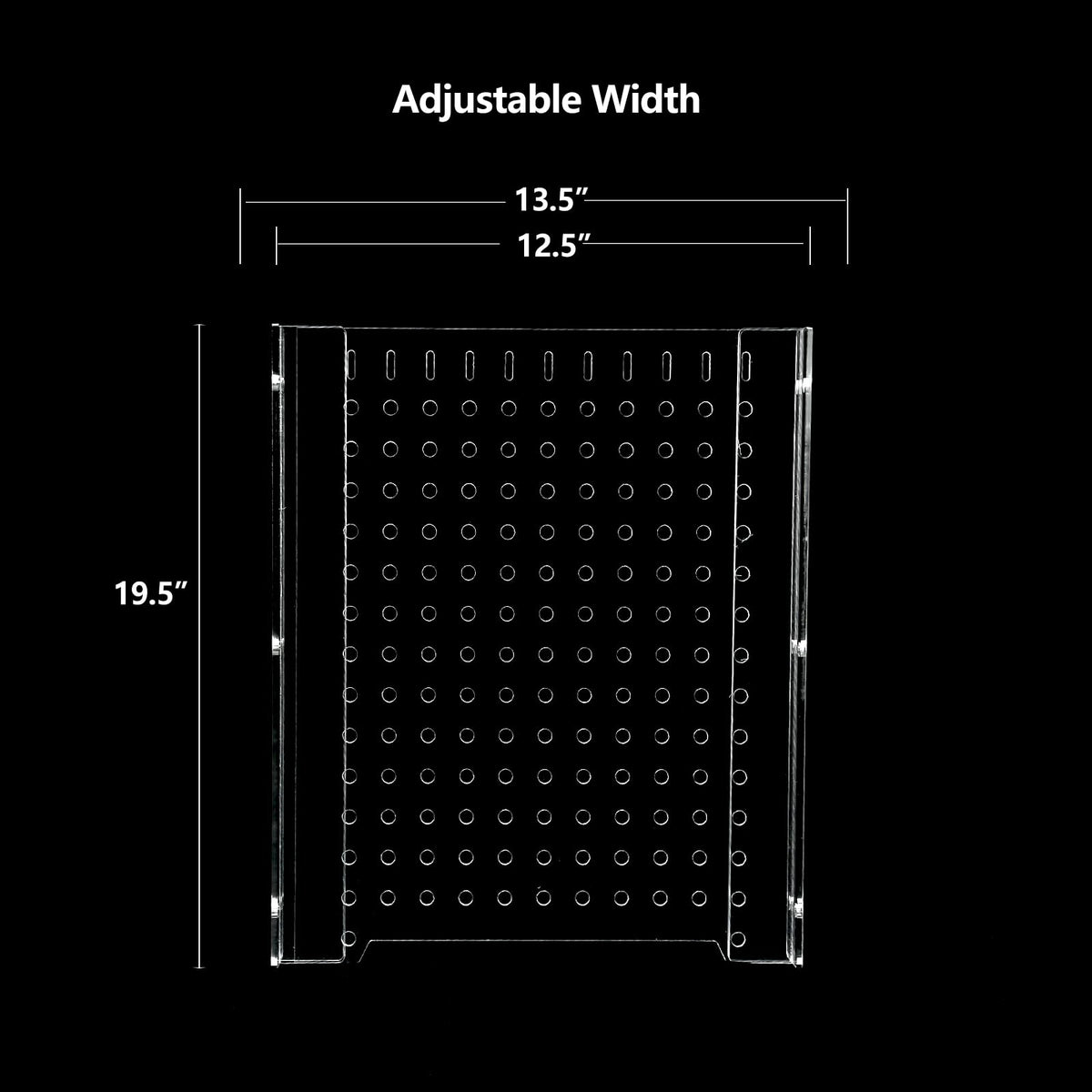 Acrylic Fish Tank Divider with Suction Cups H42526