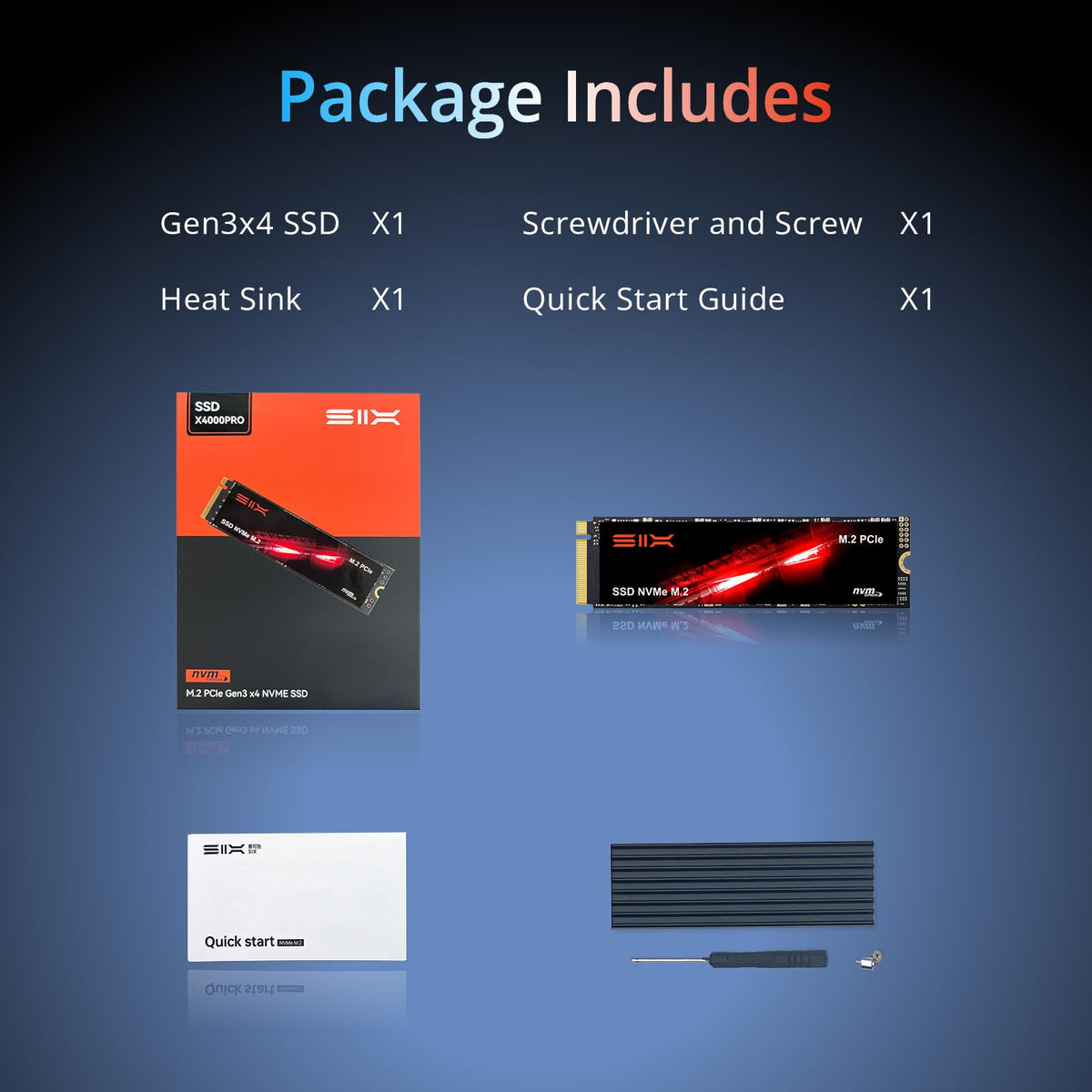 512GB M.2 2280 PCIe Gen3x4 NVMe SSD P14819