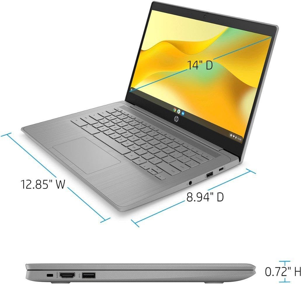 14" HD Chromebook Intel Celeron N4120 4GB RAM 128GB Storage B172