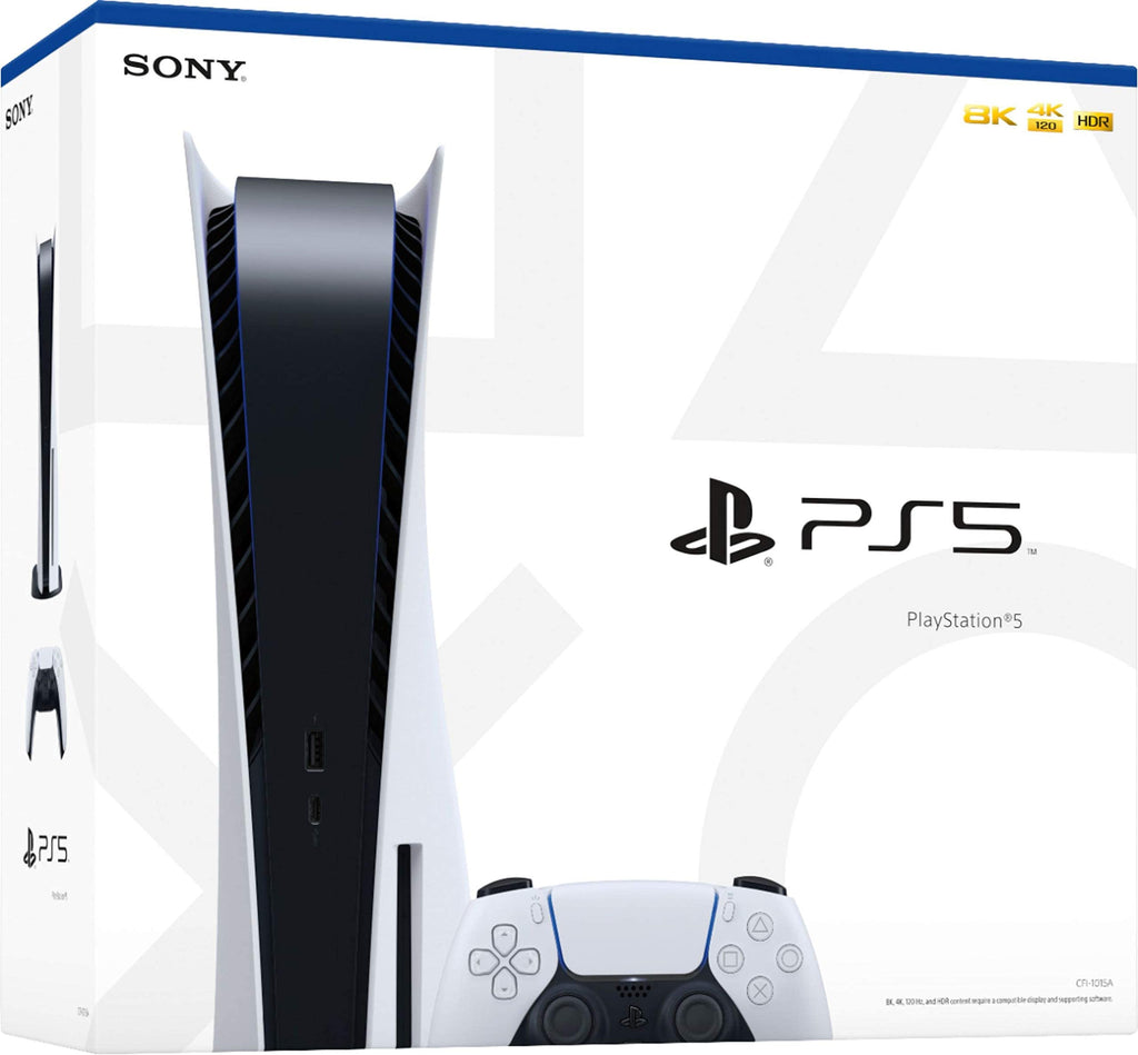 PS5 Disc Edition Gaming Console System Bundle with Extra Dualsense Controller and Media Remote P967267