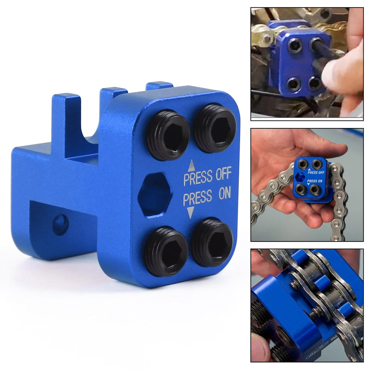 Blue Motorcycle ATV Chain Press Tool F9827