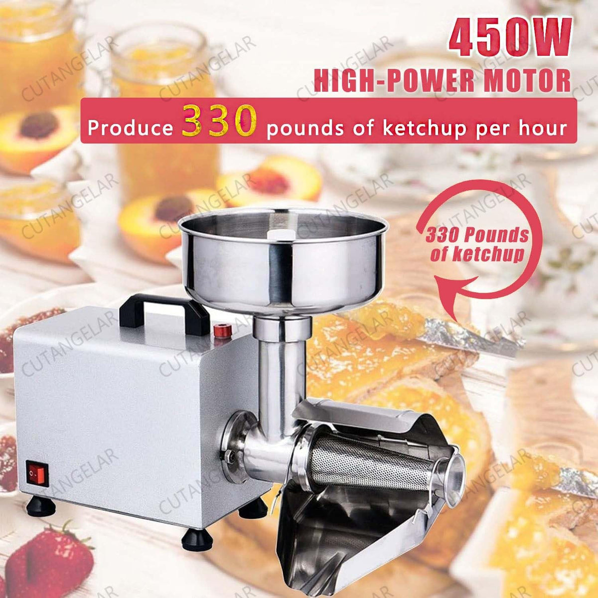 450 Watt Stainless Steel Jam Maker W6440