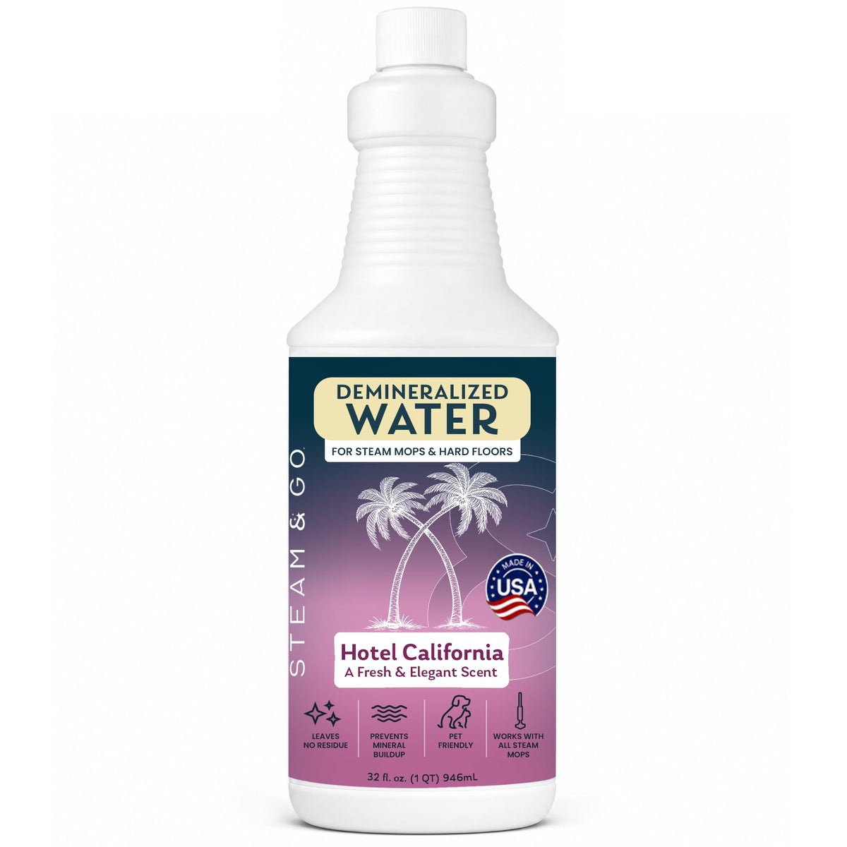 Demineralized Water for Steam Mop, 32 Ounces A2548