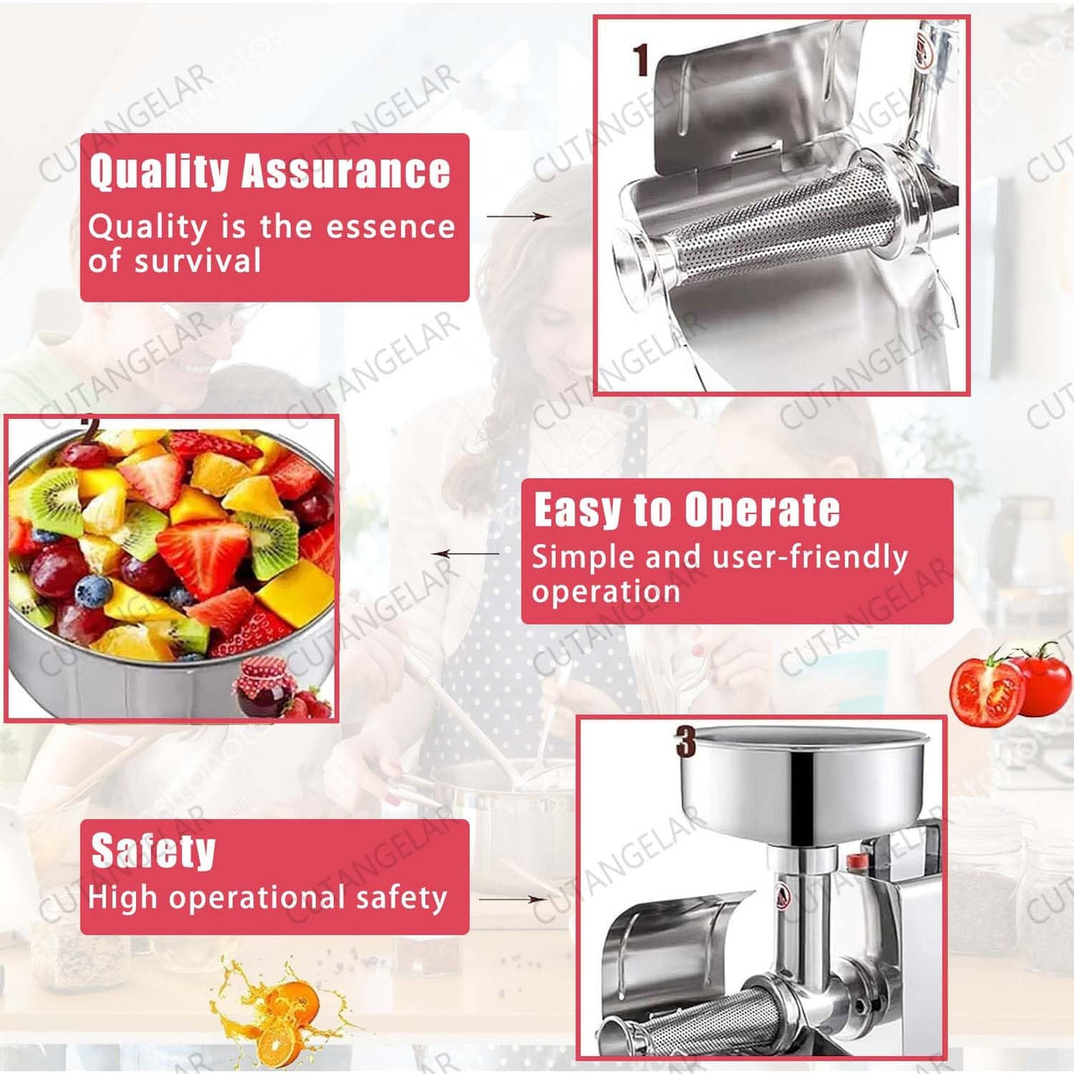450 Watt Stainless Steel Jam Maker W6440
