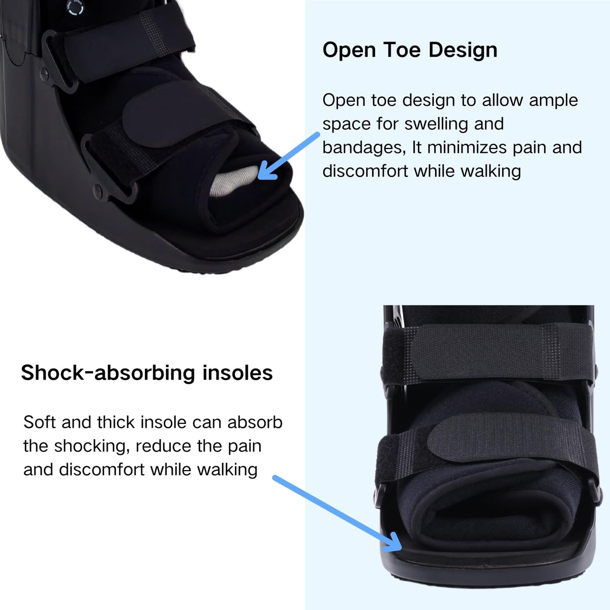 Short Inflatable Orthopedic Walking Boot X208