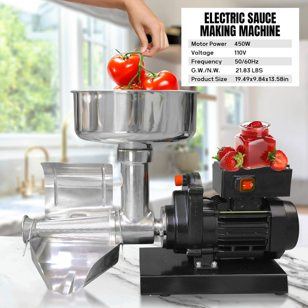 Electric Stainless Steel Jam Maker H352