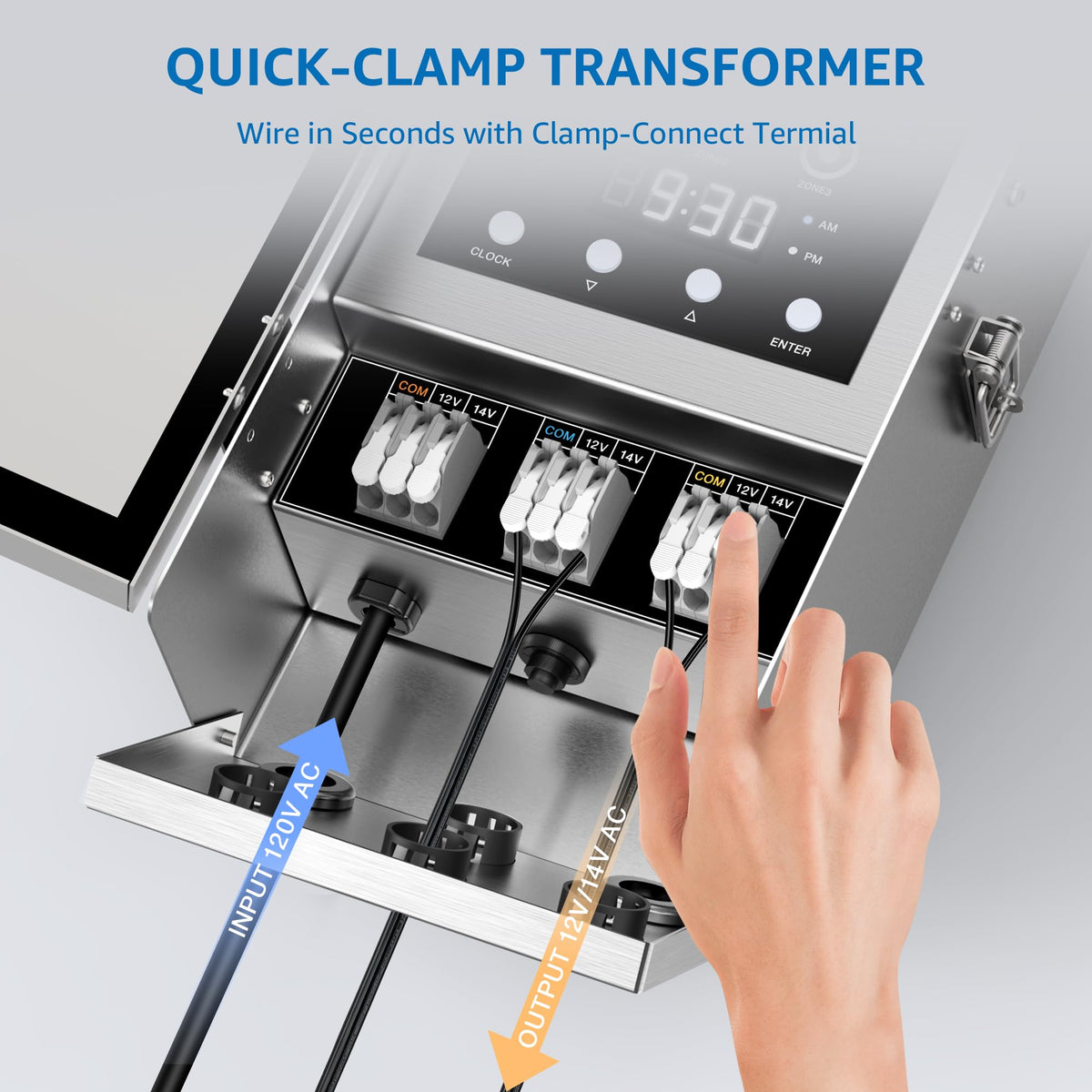 200W Low Voltage Transformer with 3 Zone Q2147