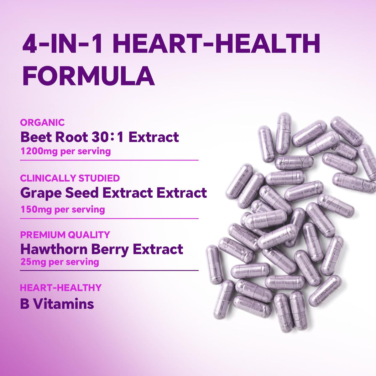 Beet Root Capsules 1200mg 60 Count P108