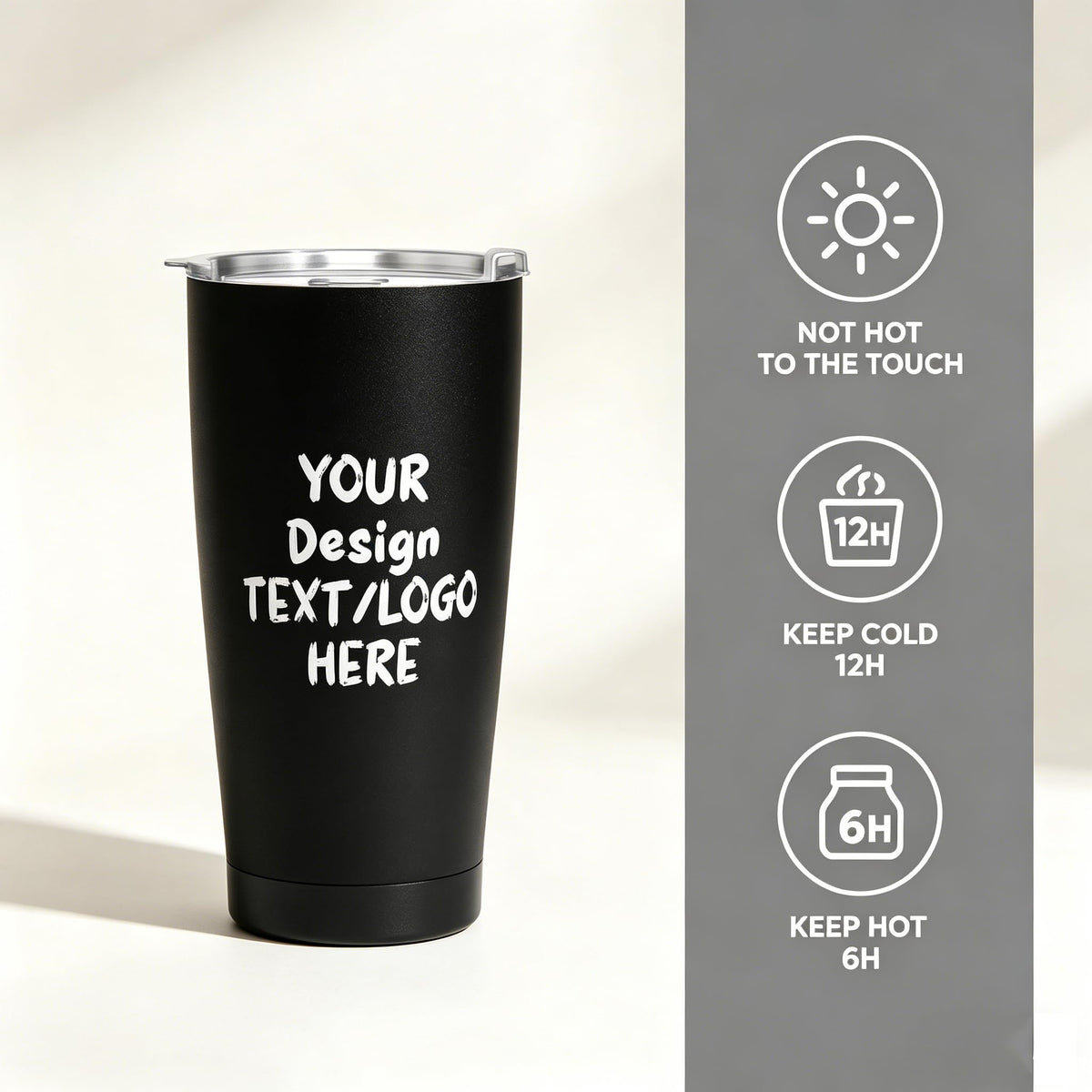 Custom Black Tumbler T95567