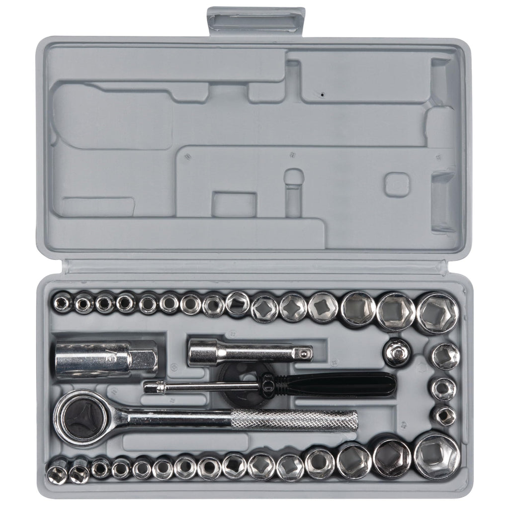 40-Piece SAE and Metric Socket Wrench Set P953515