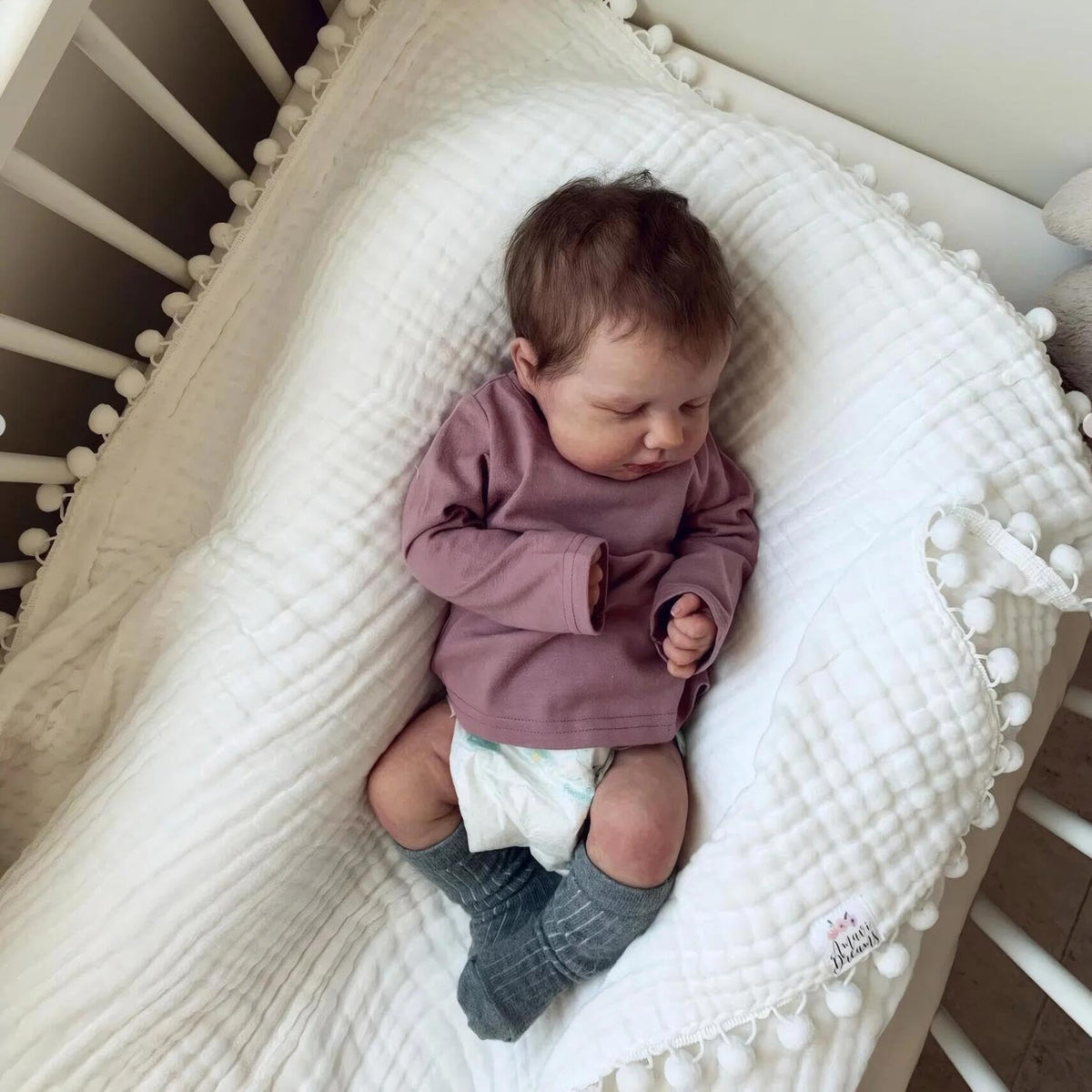20 Inch Realistic Silicone Reborn Baby Doll Boy with Rooted Hair M819