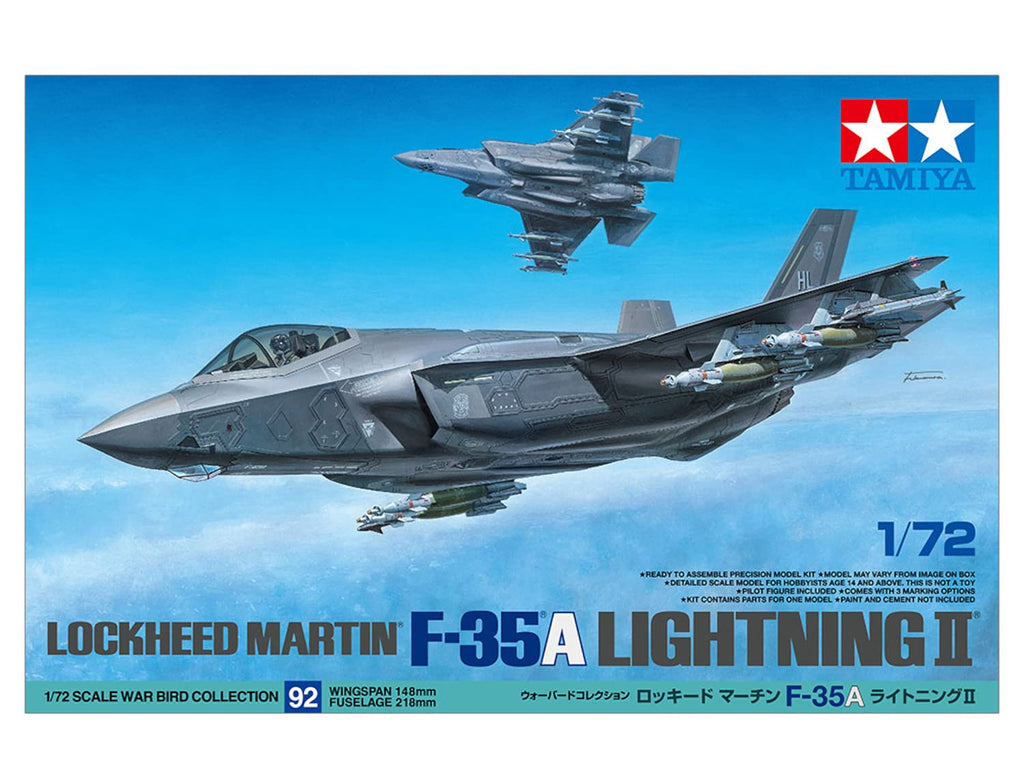 1:72 F-35A Lightning II Plastic Model Kit V2569