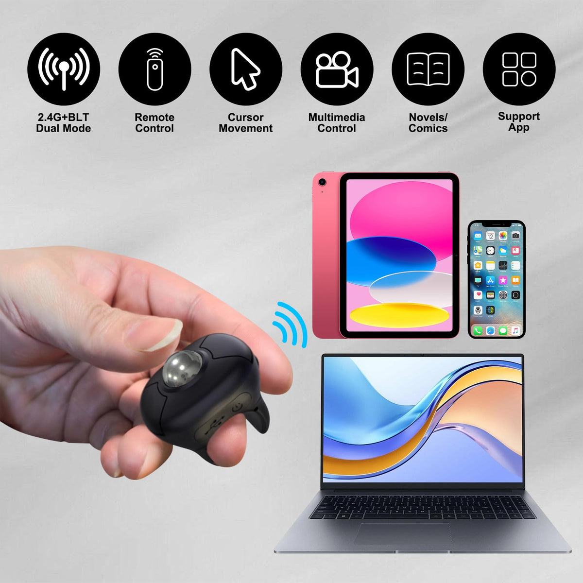 Wireless Trackball Mouse W4286