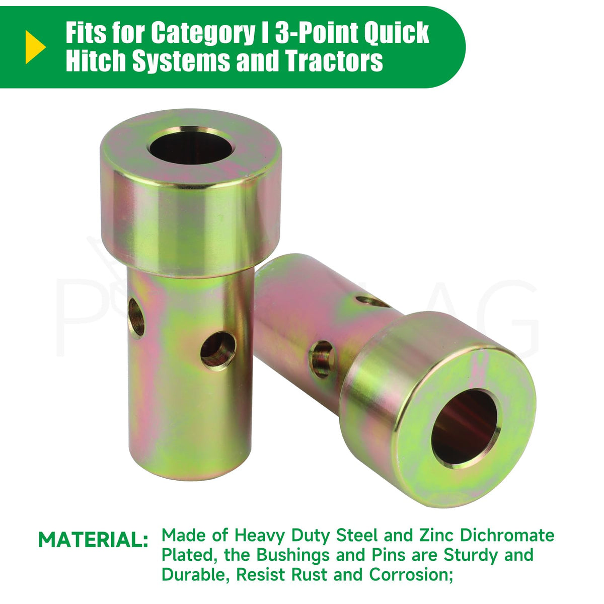 Quick Hitch Adapter Bushing for 3 Point Hitch Tractor P904