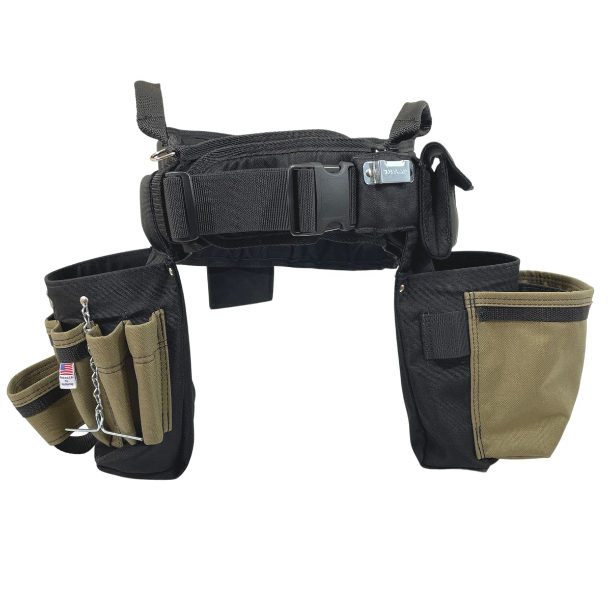 Tan Heavy Duty Tool Belt with Quick Release Buckle J833765