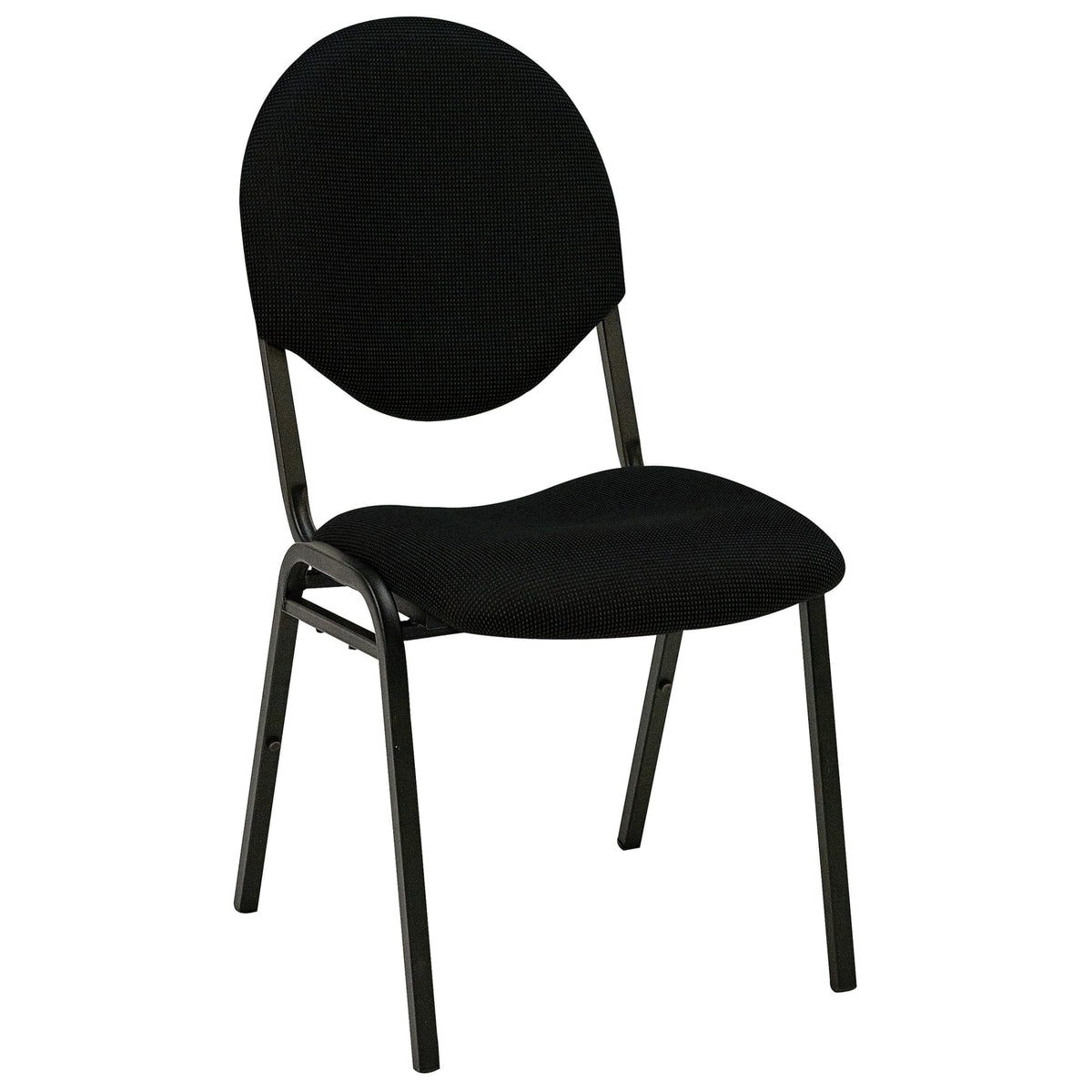 Black Fabric Stacking Chair G379738