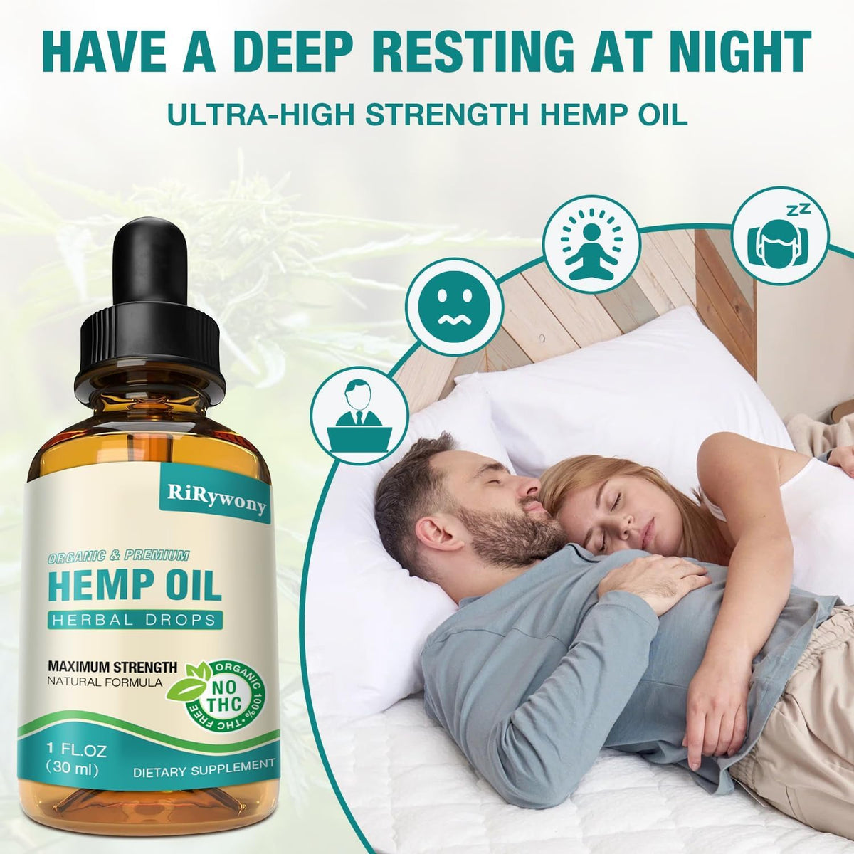 Organic Hemp Oil Drops 3-Pack Y4008