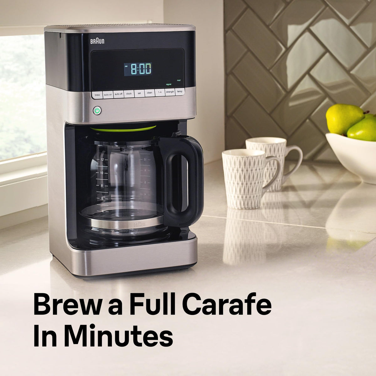 12-Cup Drip Coffee Maker with 24 Hour Timer J639534