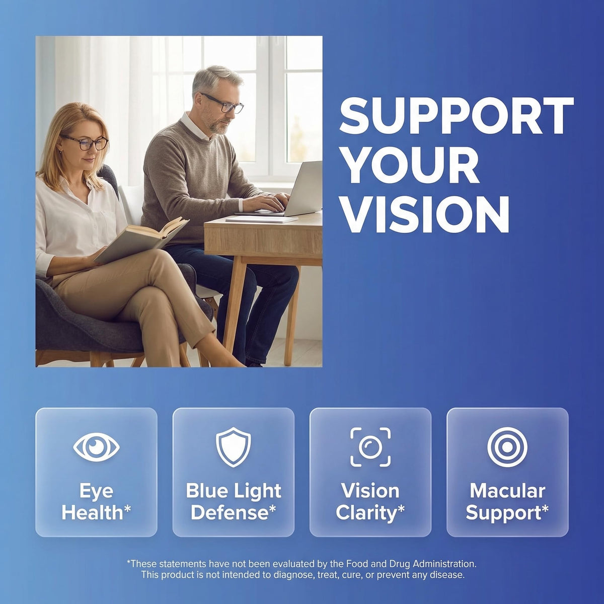 Eye Vitamins with Bilberry Lutein Zeaxanthin Supplement Y15309